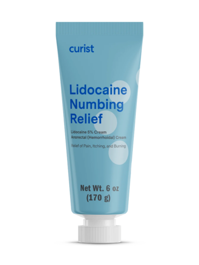 A Tube of Curist Lidocaine Numbing Relief Cream